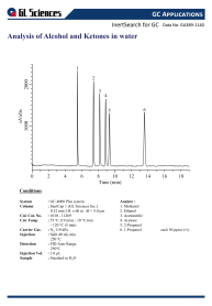 GA389 - Analysis of Alcohol and Ketones in water