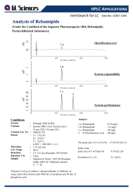 LC067 - Analysis of Rebamipide (Under the Condition of the Japanese Pharmacopoeia 18th, Rebamipide, Purity (4) Related Substances