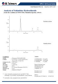 LC073 - Analysis of Yohimbine Hydrochloride(Under the Condition of USP41-NF36,Yohimbine Injection, ASSAY)