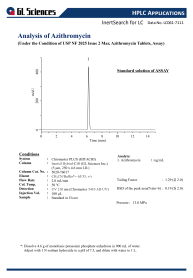 LC061 - Analysis of Azithromycin (Under the Condition of USP NF 2025 Issue 2 Mar, Azithromycin,ASSAY)